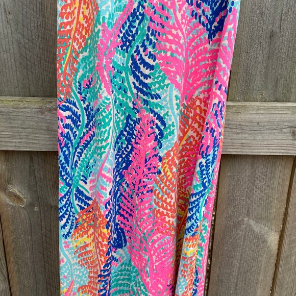Lilly Pulitzer Dress Betty Maxi Electric Feel Sleeveless Scoop Neck Racerback XS - Picture 4 of 11